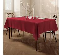 Home Direct Extra Large Rectangular Fabric Tablecloth 150x300cm 59"x118" Dark Red Bordeaux