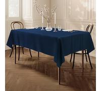 Home Direct Extra Large Rectangular Fabric Tablecloth Table Cover 150x250cm 59"x98" Navy Blue