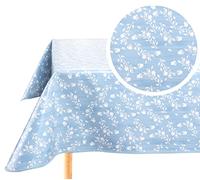Home Direct Rectangular Oilcloth PVC Wipe Clean Tablecloth Table Cover 140cm x 200cm 55x78 Blue Grey