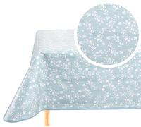 Home Direct Rectangular Oilcloth PVC Wipe Clean Tablecloth Table Cover 140cm x 200cm 55x78 Duck Egg Blue Green