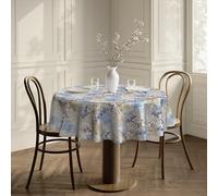 Home Direct Stain Resistant Spill Proof Water Repellent Round Fabric Tablecloth Table Cover Table Cloth 140cm 55"