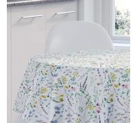 Home Direct Table Cloth Round Oilcloth PVC Wipe Clean Tablecloth Cover Protector 140cm 55"