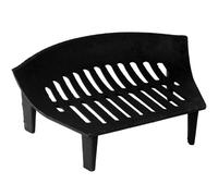 Home Discount Fire Vida Cast Iron Fire Grate Indoor Outdoor Storage 120 x 320 x 230 mm in Black Home Discount Black