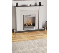 Home Discount Fire Vida Fire Fender Fireplace Surround Adjustable 830 - 1440 mm in Black Home Discount Black