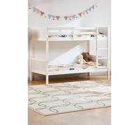 Home Discount Junior Vida Gemini 'Detachable Bunk Bed & 2x Bunk Bed Foam Mattress' in White Home Discount White