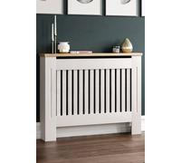 Home Discount Vida Designs Arlington Radiator Cover MDF 833 x 1110 x 190 mm in White Home Discount White