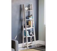 Home Discount Vida Designs Bristol 5 Tier Step Ladder Bookcase Storage 1755 x 460 x 385 mm in White Home Discount White