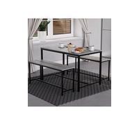 Home Discount Vida Designs Brooklyn 4 Seater Dining Set Dining Area Kitchen Furniture in Grey Home Discount Grey