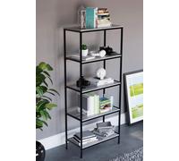 Home Discount Vida Designs Brooklyn 5 Tier Bookcase Storage 1440 x 600 x 300 mm in Grey Home Discount Grey