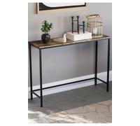 Home Discount Vida Designs Brooklyn Console Table Storage Organizer 740 x 1000 x 300 mm in Dark Brown Home Discount Dark Brown