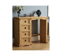 Home Discount Vida Designs Corona Dressing Table MDF 840 x 1000 x 450 mm in Brown Home Discount Brown