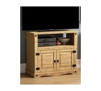 Home Discount Vida Designs Corona Straight TV Unit up to 43 Inches in Brown Home Discount Brown