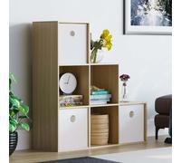 Home Discount Vida Designs Durham 6 Cube Storage Unit & Cube Storage Basket Set of 3 in White Home Discount White