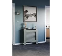 Home Discount Vida Designs Milton Radiator Cover MDF 820 x 780 x 190 mm in Grey Home Discount Grey