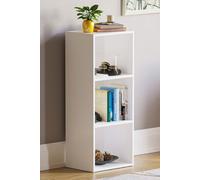 Home Discount Vida Designs Oxford 3 Tier Cube Bookcase Storage 800 x 320 x 240 mm in White Home Discount White