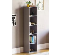 Home Discount Vida Designs Oxford 5 Tier Cube Bookcase Storage 1320 x 320 x 240 mm in Grey Home Discount Grey