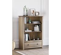 Home Discount Vida Designs Panama 1 Drawer Bookcase Storage 1100 x 800 x 350 mm in Brown Home Discount Brown