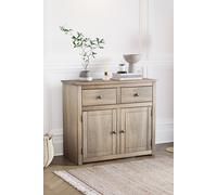 Home Discount Vida Designs Panama 2 Door 2 Drawer Sideboard Storage Solid Wood 800 x 930 x 400 mm in Brown Home Discount Brown