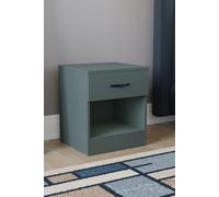 Home Discount Vida Designs Riano 1 Drawer Bedside Cabinet Table Storage in Green Home Discount Green