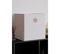 Home Discount Vida Designs Seville Storage Ottoman Velvet Fabric UKFR Furniture in White Home Discount White