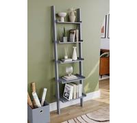 Home Discount Vida Designs York 5 Tier Ladder Bookcase Storage 1890 x 560 x 325 mm in Grey Home Discount Grey