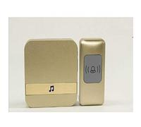 Home doorbell, Four-Level Volume Adjustment, 300 m Transmission Distance, 1 Receiver, 1 Transmitter@Gold