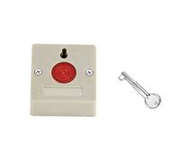 Home Emergency Panic Button Kuuleyn Mini Panic Button, DC 24V Wired Safe Security Family Office Mini Emergency Alarm Panic Push Button