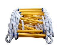 Home Emerncy Fire Escape Ladder 32.8FT with Hook Carabiner - Rope for Quick Escape, Portable Safe Ladder for Home & Office Emerncy Evacuats