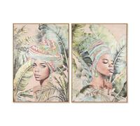 Home ESPRIT African Colonial Picture 70 x 3.5 x 100 cm (2 Units)