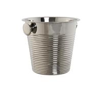 Home ESPRIT Champagne Box Gold Silver Stainless Steel 24 x 24 x 22 cm