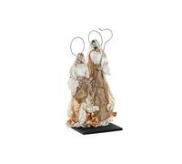 Home ESPRIT Christmas Nativity Scene White Gold 27 x 24 x 50 cm