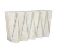 Home ESPRIT Console Yellow Beige Mango Wood 150 x 35 x 80 cm