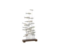 Home ESPRIT Decorative Figurine White Brown Spirals 45 x 15 x 100 cm