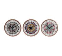 Home ESPRIT Mandala Ceramic Table Clock 16 x 1 x 16 cm