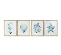 Home ESPRIT Mediterranean Conch Picture 55 x 2.5 x 70 cm (4 Units)