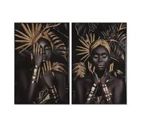 Home ESPRIT Modern African Picture 80 x 3.5 x 120 cm (2 Units)