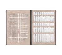 Home ESPRIT Modern Urban Natural White Picture (2 Units)