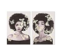 Home ESPRIT Modern Woman Picture 70 x 3.8 x 100 cm (2 Units)