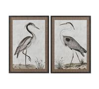 Home ESPRIT Oriental Bird Picture 70 x 4 x 100 cm (Pack of 2)