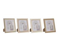 Home ESPRIT Scandinavian MDF Wood Glass Photo Frame 23 x 2.8 x 28 cm (4 Units)