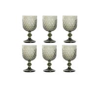 Home ESPRIT Set of Glass Cups 240 ml (6 Units)