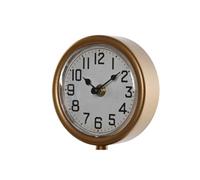 Home ESPRIT Table Clock Green Orange Metal Polypropylene Vintage 14 x 7.4 x 35 cm (2 Units)
