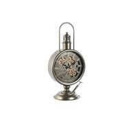 Home ESPRIT Table Clock Silver Glass Iron 21.5 x 18.5 x 51.5 cm