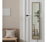 Home Essentials Oak Full Length Over the Door Mirror