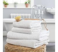 Home Essentials Plain 4 Piece Towel Bale - Super White