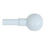Home Essentials White Extendable Curtain Pole - 70cm - 120cm