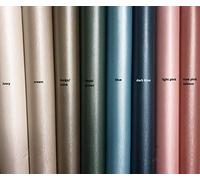 Home Expressions® Tablecloth 140cm X 200cm To fit 6 Chair Table Plain Textured Linen Look Soft Lines Wipe Clean Vinyl Table Cloth/Protector Pvc Waterproof Textile Backing (Light Pink/Blush)