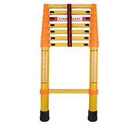 Home Extension Ladder Fiberglass Telescoping Ladder Non Conductive, Anti-Pinch Heavy Duty Folding Telescopic Extension Ladders for Outdoor Building & Rooftops (Size : 4.5