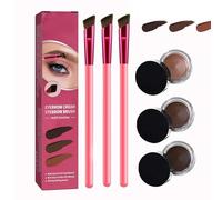 Home Eyebrow Care Kit 4d Laminated,4D Hair Stroke Brow Stamp Brush,Precise Brush Head And Angled Brow Brush, Multi Function Eyebrow Brush, Eyebrow Brush