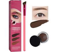 Home Eyebrow Care Kit 4d Laminated, 4D Hair Stroke Ultra-Thin Brow Brush, Multi-Function Eyebrow Brush, 4D Laminated Brow Home-Grooming Kit (Dark brown)